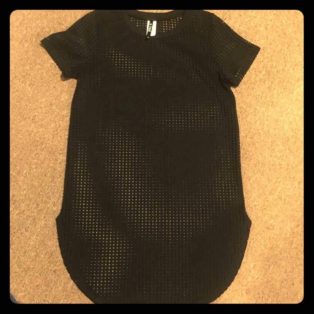 KToo laser cut shirt dress/tunic